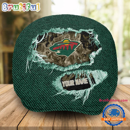 NHL Minnesota Wild Hockey Logo Team Design Jeff Cap