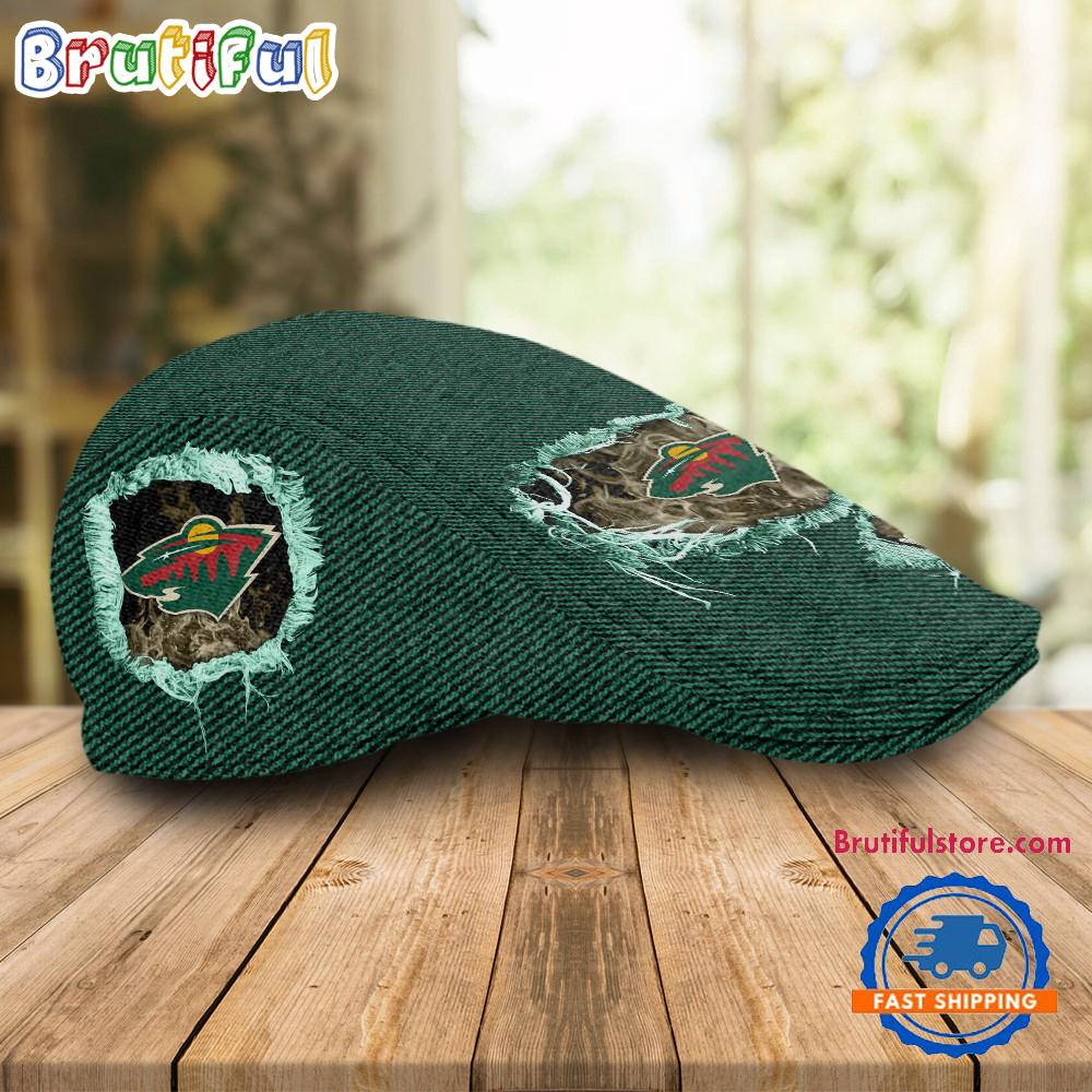 NHL Minnesota Wild Hockey Logo Team Design Jeff Cap