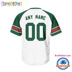 NHL Minnesota Wild Hockey Team Design V-neck Mesh Short Sleeve Jersey