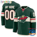 NHL Minnesota Wild Home Premium Custom Hockey Jersey