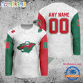 NHL Minnesota Wild Personalized Mexican Heritage Hockey Jersey