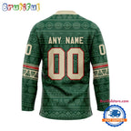 NHL Minnesota Wild Personalized Native American Hockey Jersey