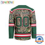 NHL Minnesota Wild Special Realtree Camo Hunting Hockey Jersey