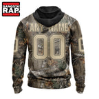 NHL Minnesota Wild Specialized Unisex Vest Kits With Realtree Camo Hoodie, T Shirt
