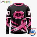 NHL Montreal Canadiens 2026 Hockey Pink Fights Breast Cancer Design Hoodie, TShirt, Sweatshirt