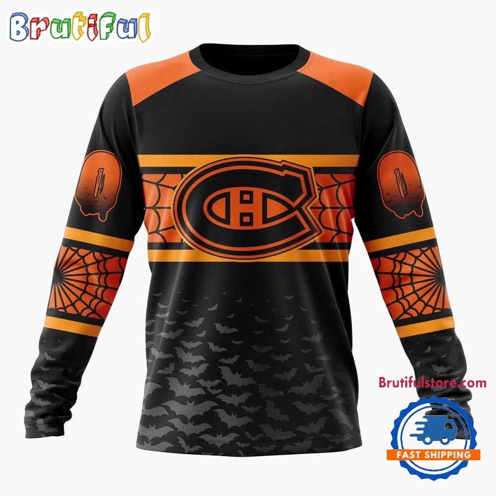 NHL Montreal Canadiens Halloween Design Personalized Hoodie, T Shirt, Sweatshirt