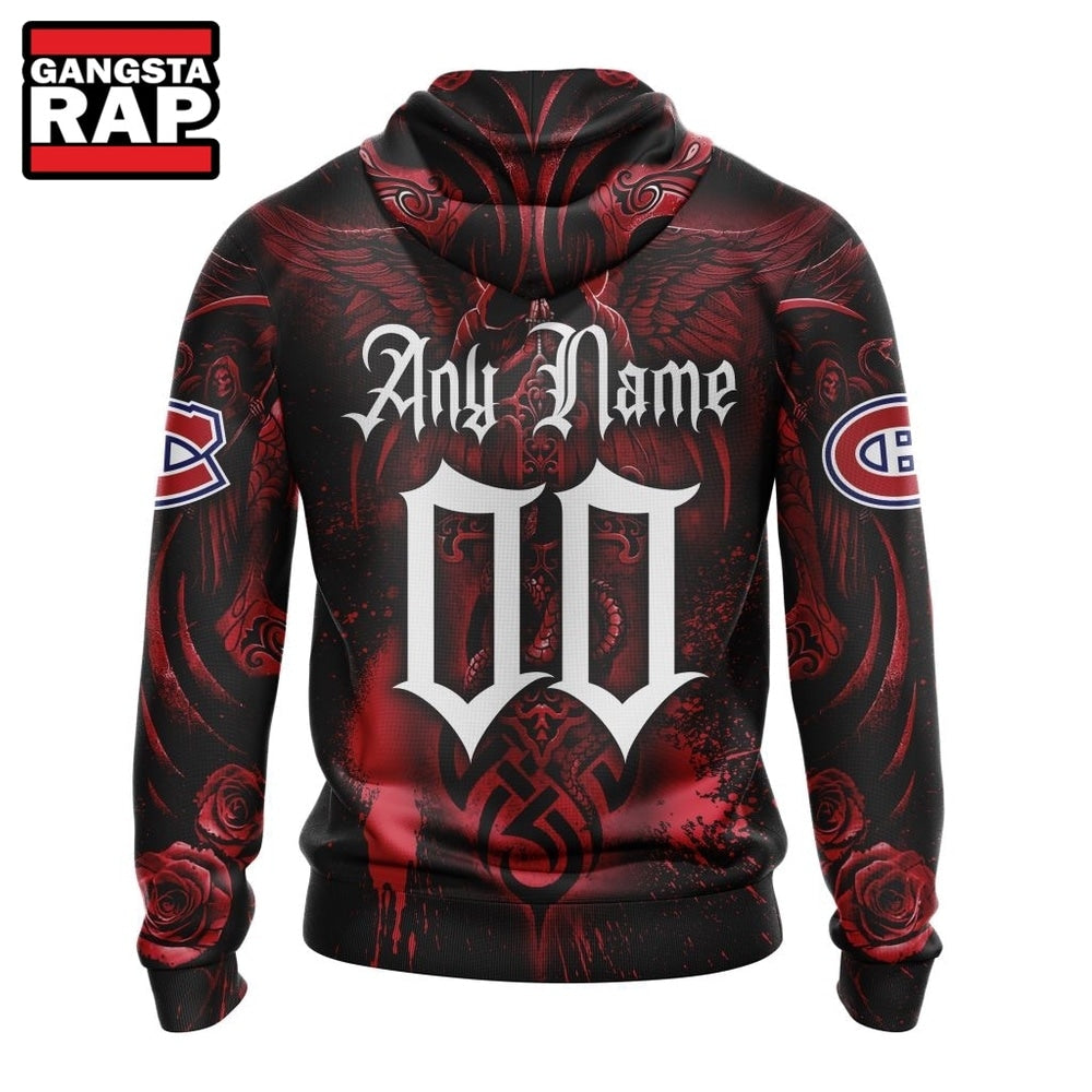 NHL Montreal Canadiens Special Design Halloween With Skull Art Hoodie, T Shirt