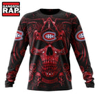 NHL Montreal Canadiens Special Design Halloween With Skull Art Hoodie, T Shirt