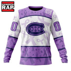 NHL Montreal Canadiens Special Lavender Fight Cancer Hoodie, T Shirt