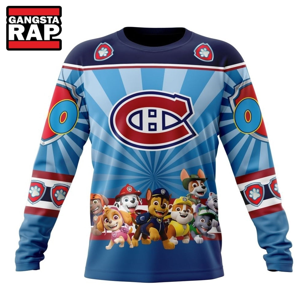 NHL Montreal Canadiens Special Paw Patrol Kits Hoodie, T Shirt