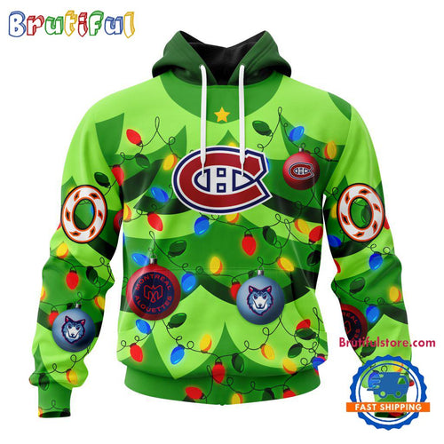 NHL Montreal Canadiens Specialized Christmass Tree Color And City’s Sport Teams Hoodie, Sweatshirt, T Shirt