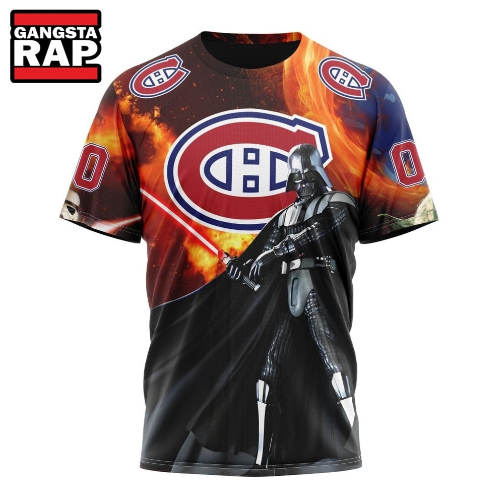 NHL Montreal Canadiens x Star War Specialized Design Hoodie, T Shirt