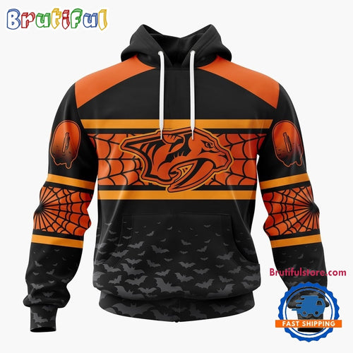 NHL Nashville Predators Halloween Design Personalized Hoodie, T Shirt, Sweatshirt