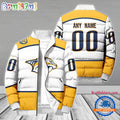 NHL Nashville Predators Hockey Team Personalized Away New Puffer Jacket
