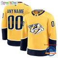 NHL Nashville Predators Home Premium Custom Hockey Jersey
