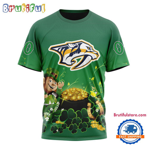 NHL Nashville Predators Personalize St. Patrick’s Day Hockey Team T Shirt, Hoodie, Sweatshirt