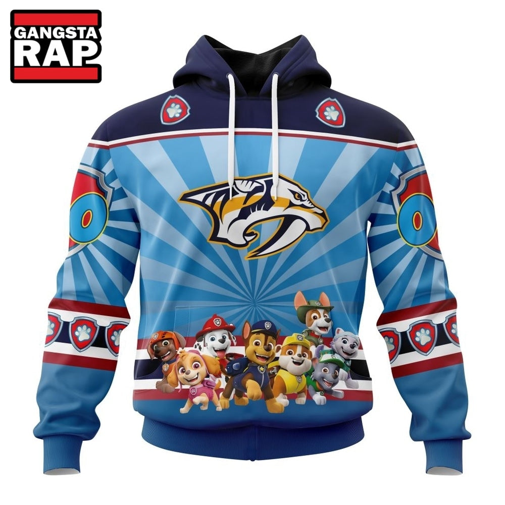NHL Nashville Predators Special Paw Patrol Kits Hoodie, T Shirt