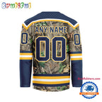 NHL Nashville Predators Special Realtree Camo Hunting Hockey Jersey