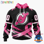 NHL New Jersey Devils 2026 Hockey Pink Fights Breast Cancer Design Hoodie, TShirt, Sweatshirt