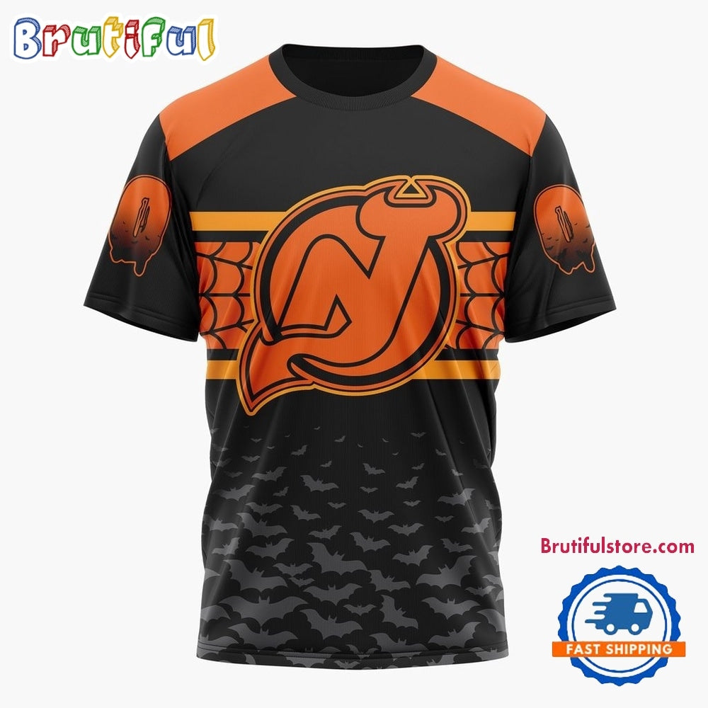 NHL New Jersey Devils Halloween Design Personalized Hoodie, T Shirt, Sweatshirt