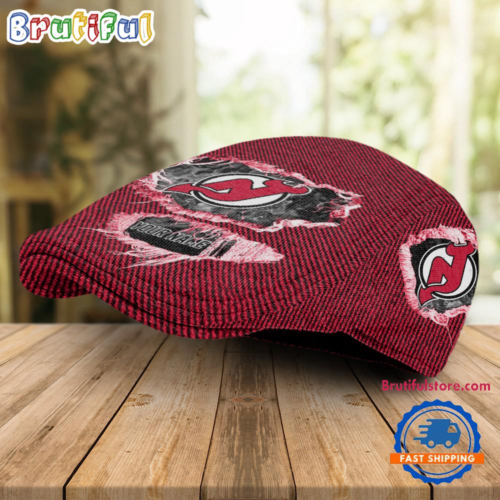 NHL New Jersey Devils Hockey Logo Team Design Jeff Cap