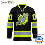 NHL New Jersey Devils Honoring Firefighters Lace Hockey Jersey