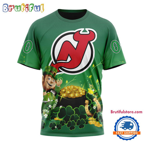 NHL New Jersey Devils Personalize St. Patrick’s Day Hockey Team T Shirt, Hoodie, Sweatshirt