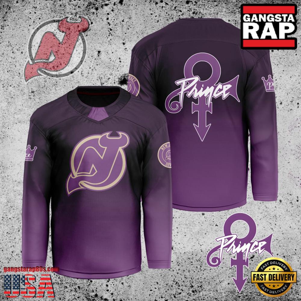 NHL Custom Name Number New Jersey Devils Prince New Design Hockey Jersey
