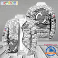 NHL New Jersey Devils Special Camo Honor Veterans Puffer Jacket, Hockey Team Design Jacket