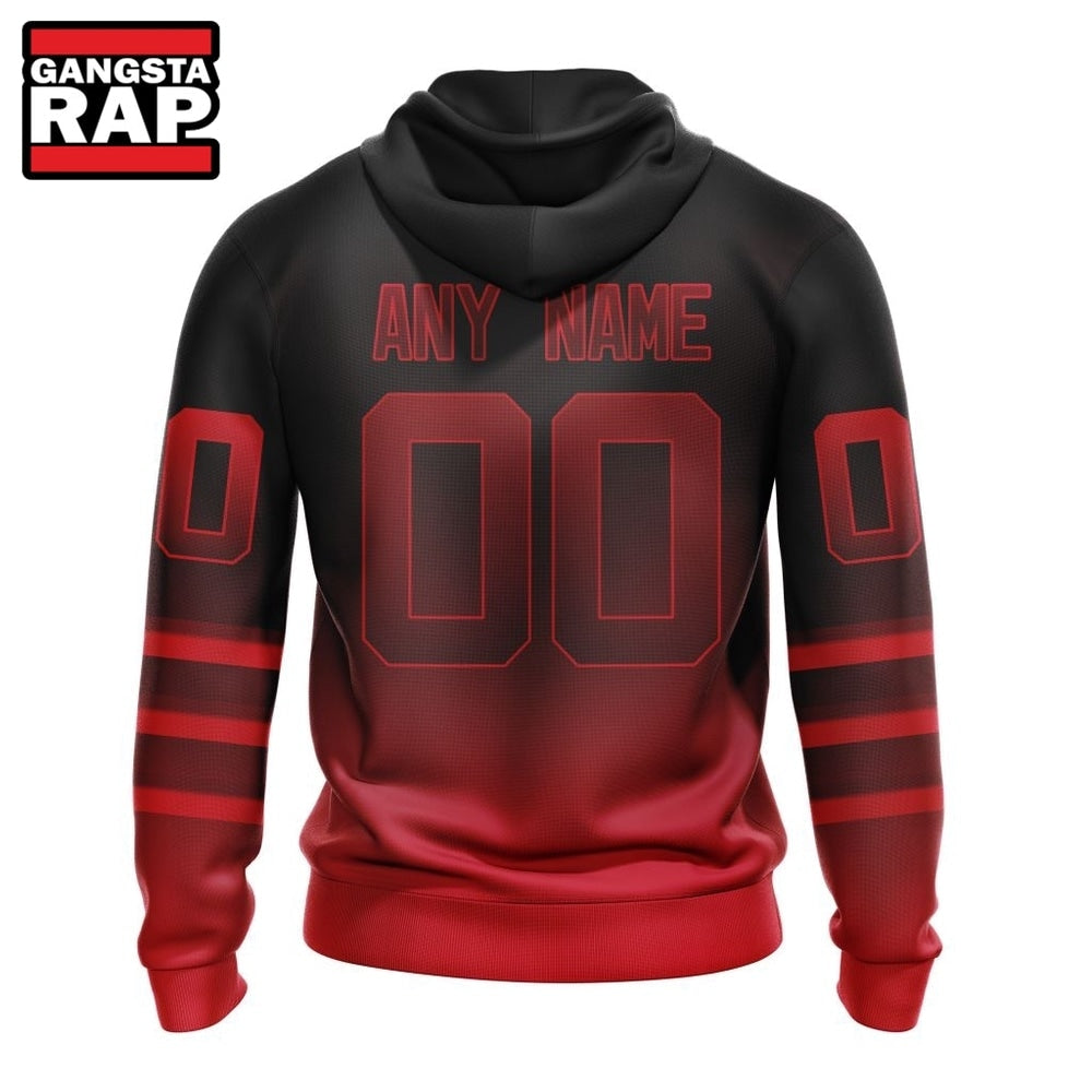 NHL New Jersey Devils Special Retro Gradient Design Hoodie, T Shirt