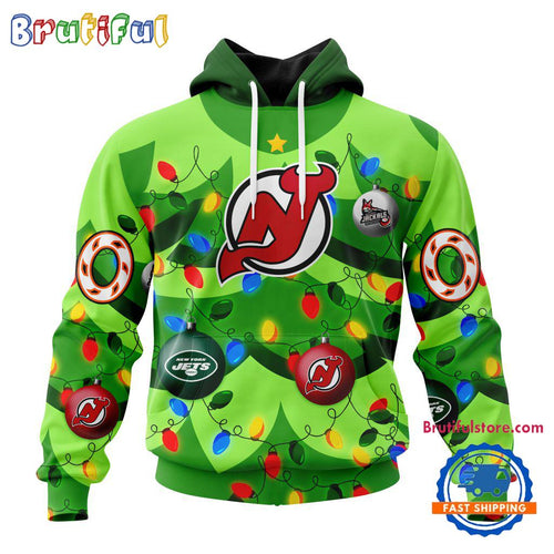 NHL New Jersey Devils Specialized Christmass Tree Color And City’s Sport Teams Hoodie, Sweatshirt, T Shirt