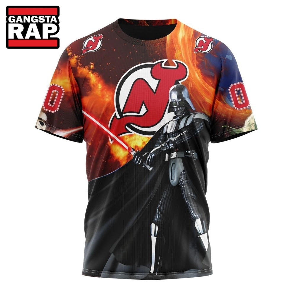 NHL New Jersey Devils x Star War Specialized Design Hoodie, T Shirt