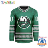 NHL New York Islanders For St.Patrick’s Day Limited New Hockey Jersey