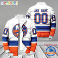 NHL New York Islanders Hockey Team Personalized Away New Puffer Jacket