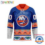NHL New York Islanders Personalized Native American Hockey Jersey