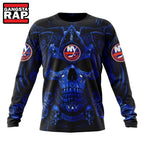 NHL New York Islanders Special Design Halloween With Skull Art Hoodie, T Shirt