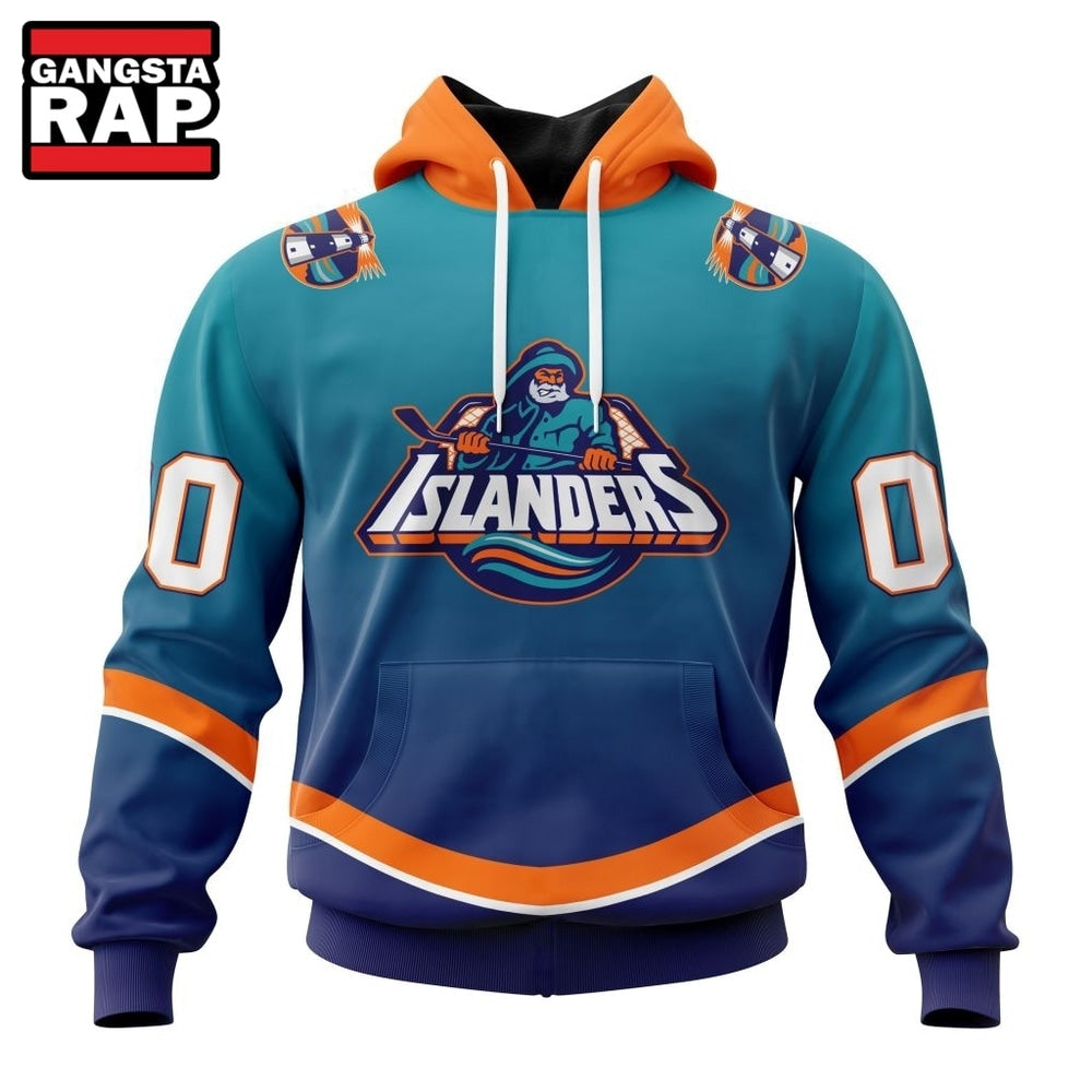 NHL New York Islanders Special Retro Gradient Design Hoodie, T Shirt