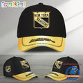 NHL New York Rangers Black And Gold Design Cap Hats