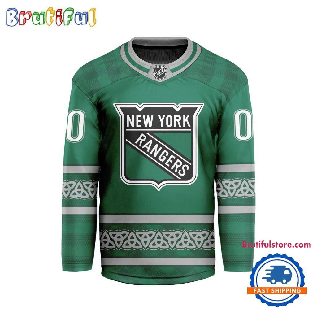 NHL New York Rangers For St.Patrick’s Day Limited New Hockey Jersey