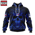 NHL New York Rangers Special Design Halloween With Skull Art Hoodie, T Shirt
