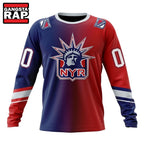NHL New York Rangers Special Retro Gradient Design Hoodie, T Shirt