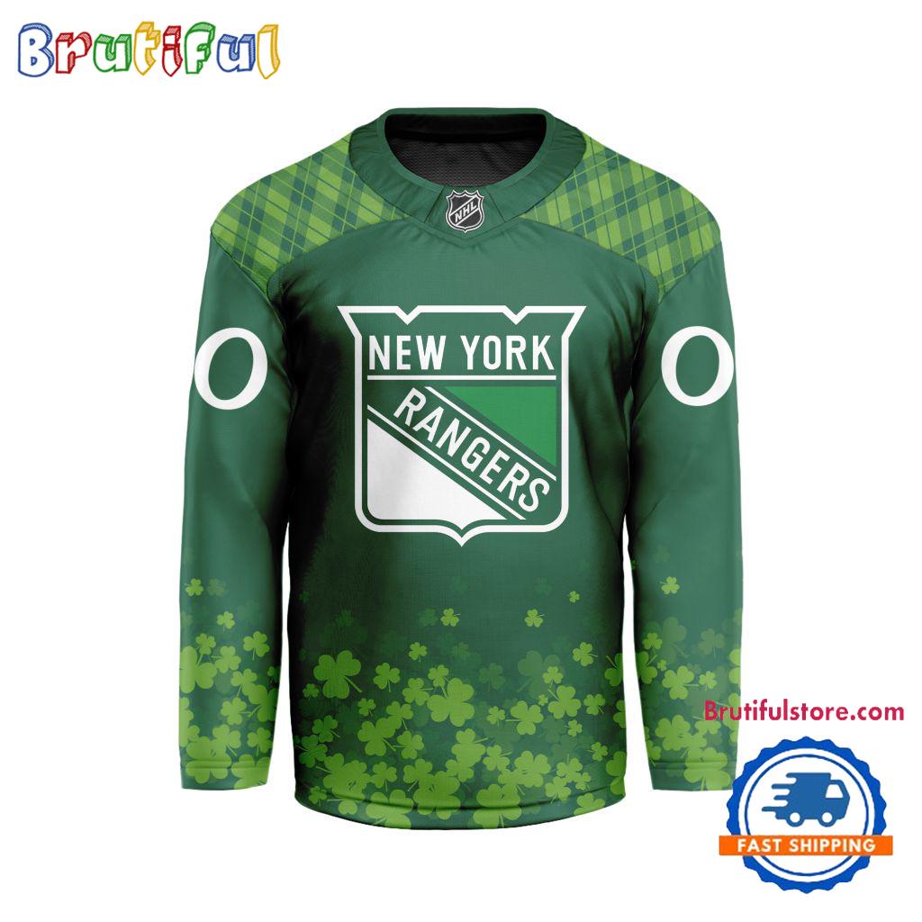 NHL New York Rangers St.Patrick’s Day New Design Hockey Jersey