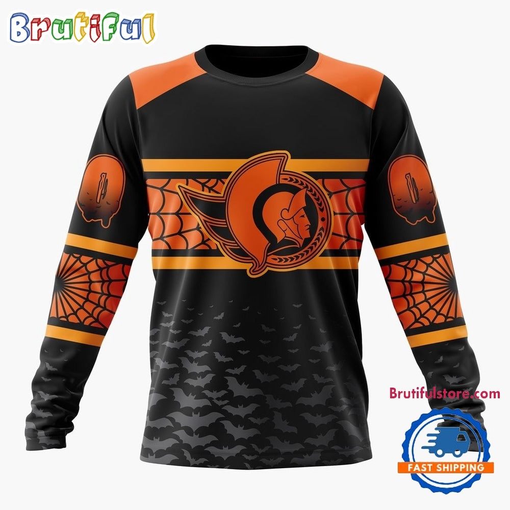 NHL Ottawa Senators Halloween Design Personalized Hoodie, T Shirt, Sweatshirt