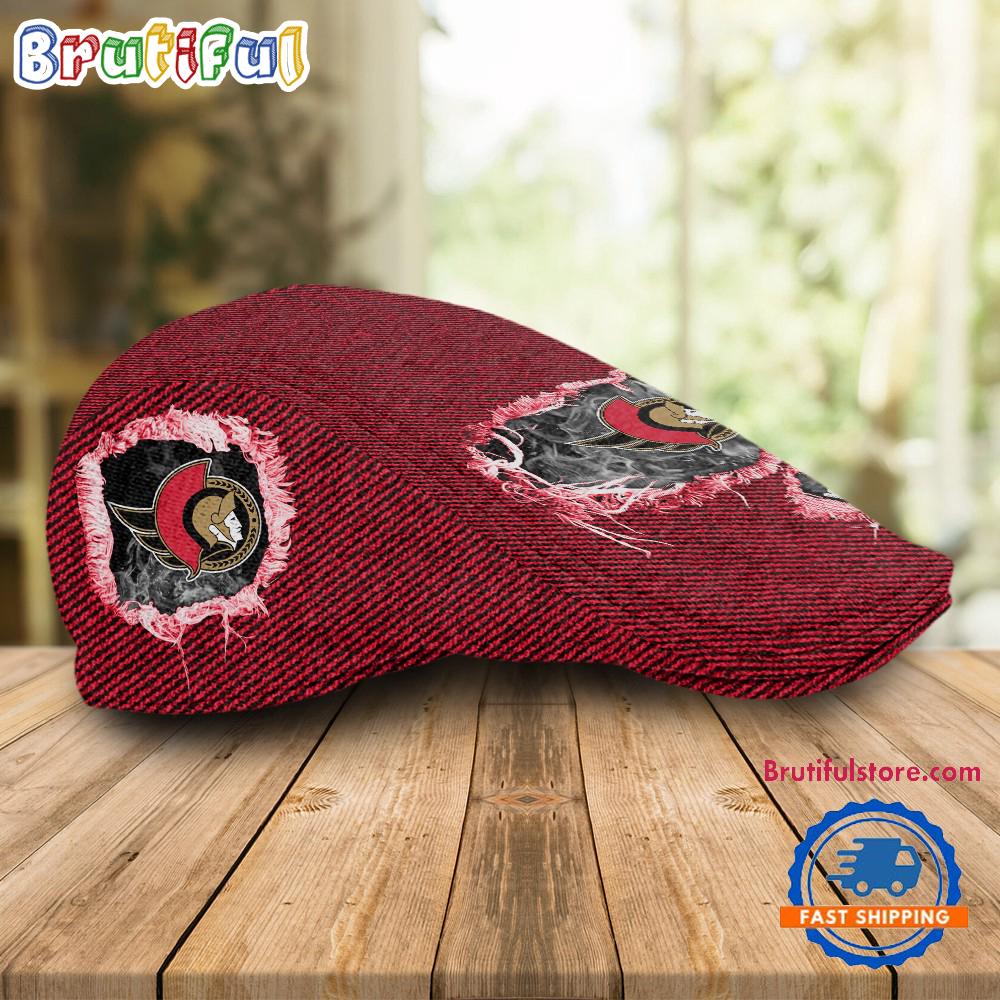 NHL Ottawa Senators Hockey Logo Team Design Jeff Cap