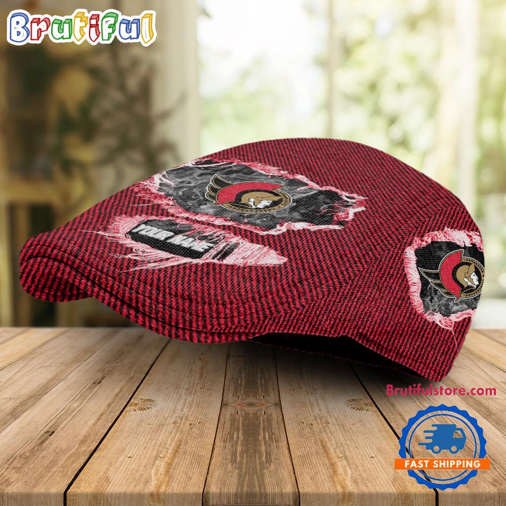 NHL Ottawa Senators Hockey Logo Team Design Jeff Cap