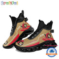 NHL Ottawa Senators Personalized Name Hockey Team Design High Top Max Soul Shoes