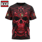NHL Ottawa Senators Special Design Halloween With Skull Art Hoodie, T Shirt