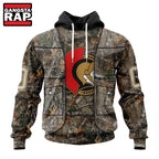 NHL Ottawa Senators Specialized Unisex Vest Kits With Realtree Camo Hoodie, T Shirt
