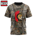 NHL Ottawa Senators Specialized Unisex Vest Kits With Realtree Camo Hoodie, T Shirt