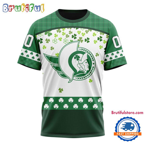 NHL Ottawa Senators St. Patrick’s Day For Hockey Fans New Design T Shirt